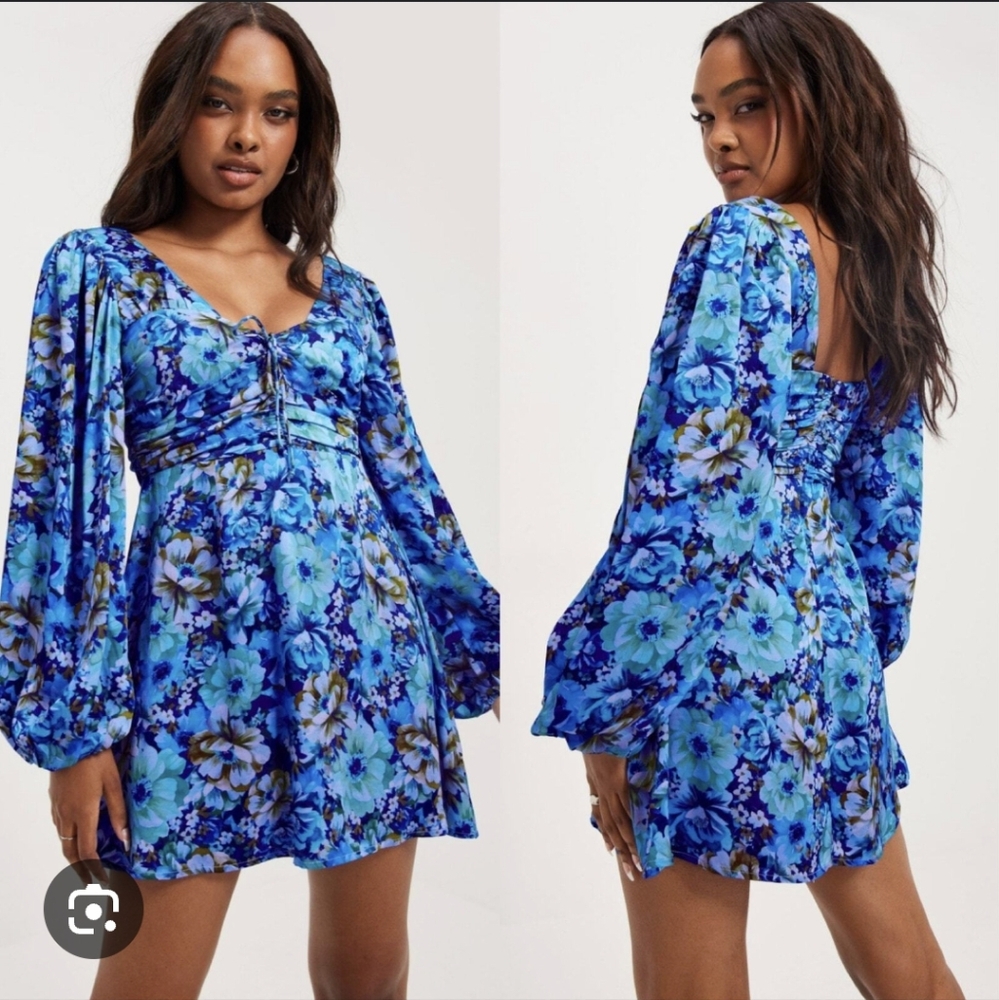 For Love And Lemons Floral Mini Dress